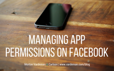 Managing App Permissions on Facebook